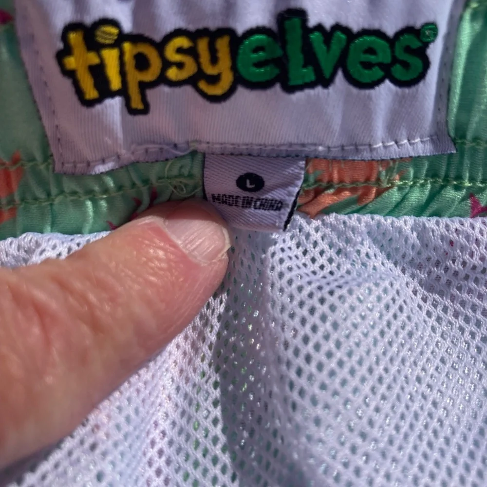 Tipsyelves Swim Trunks Dino Desert Size Large New